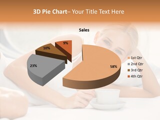 Blond Glamorous Sensual PowerPoint Template