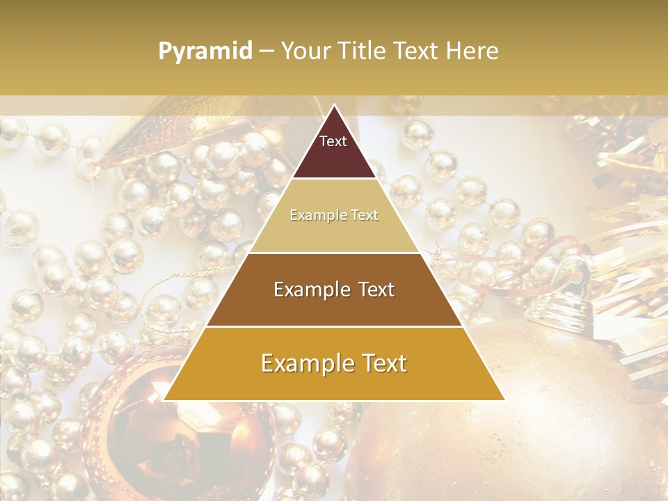 Christmas Winter Gold PowerPoint Template