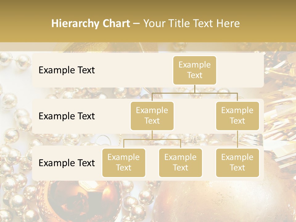 Christmas Winter Gold PowerPoint Template