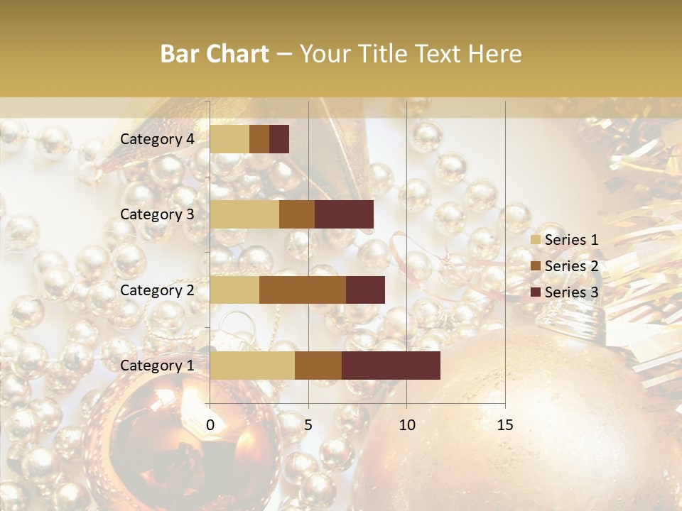 Christmas Winter Gold PowerPoint Template