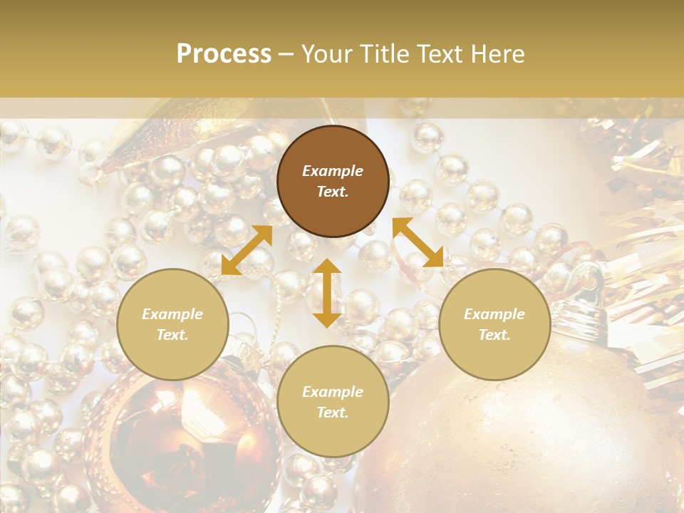 Christmas Winter Gold PowerPoint Template