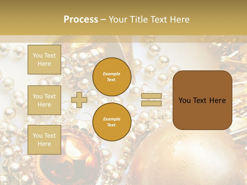 Christmas Winter Gold PowerPoint Template