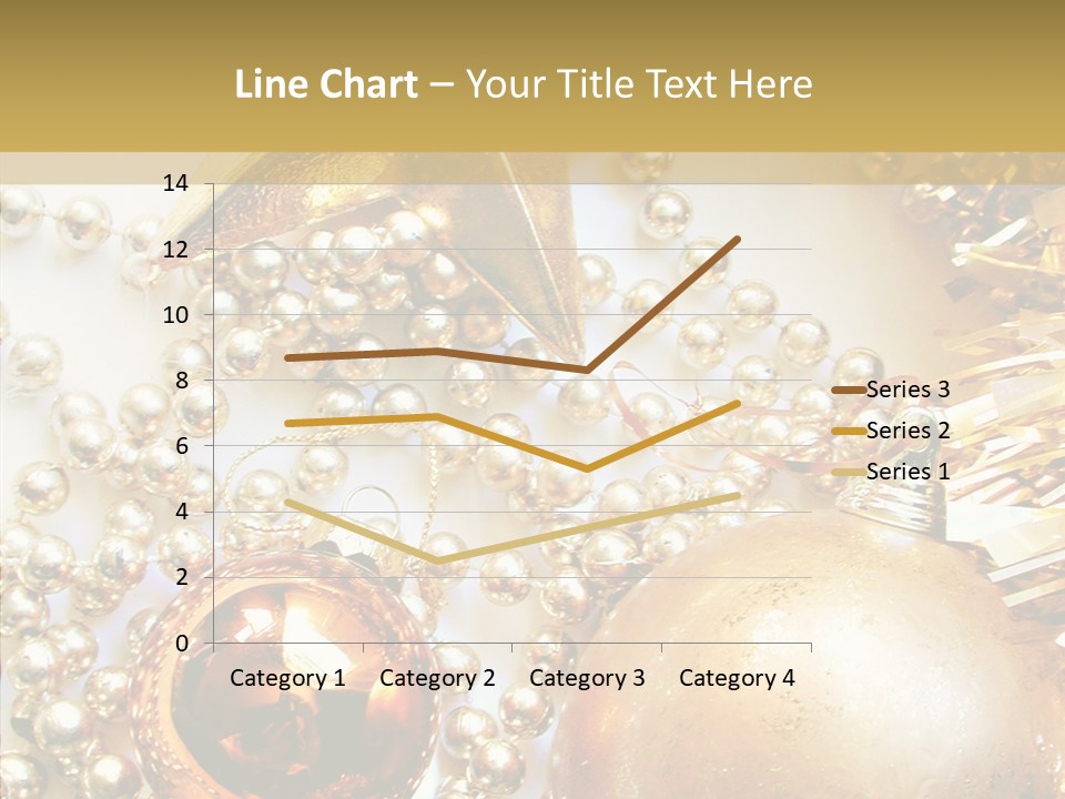 Christmas Winter Gold PowerPoint Template