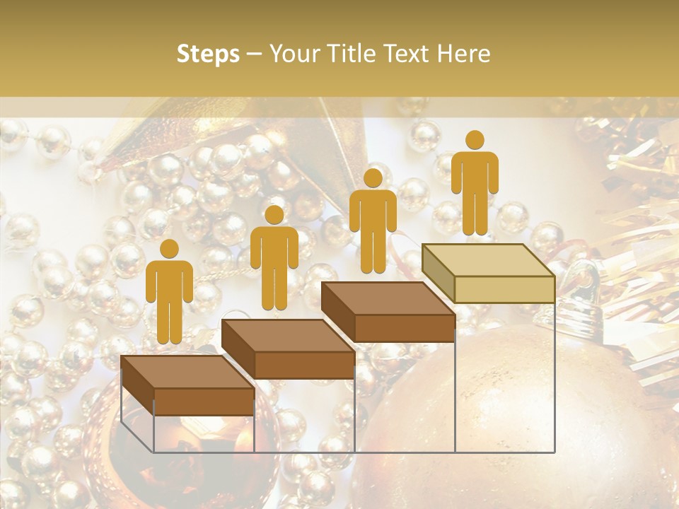 Christmas Winter Gold PowerPoint Template