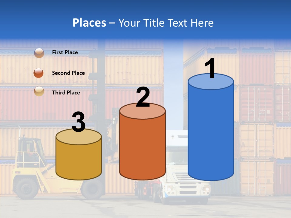 Container Commercial Stacked PowerPoint Template