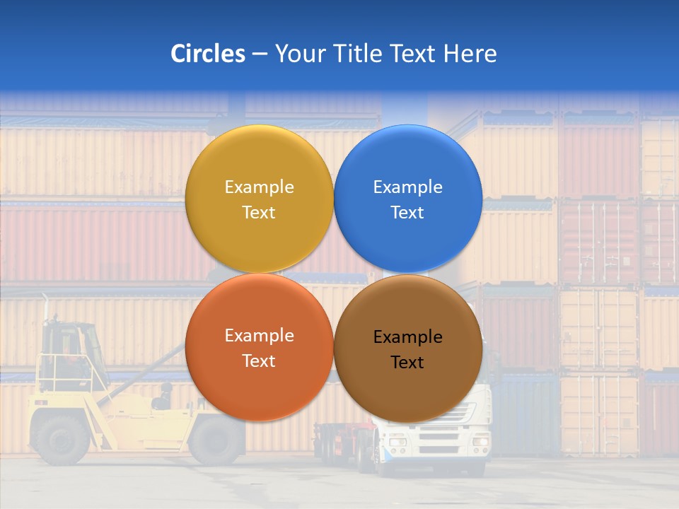 Container Commercial Stacked PowerPoint Template