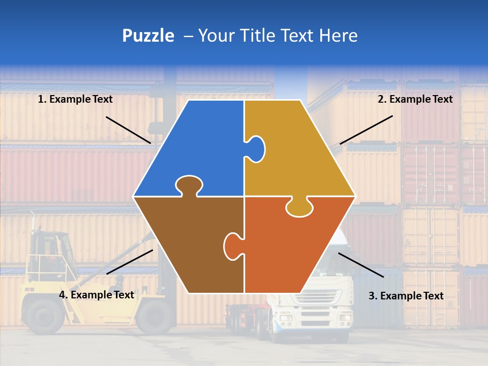 Container Commercial Stacked PowerPoint Template