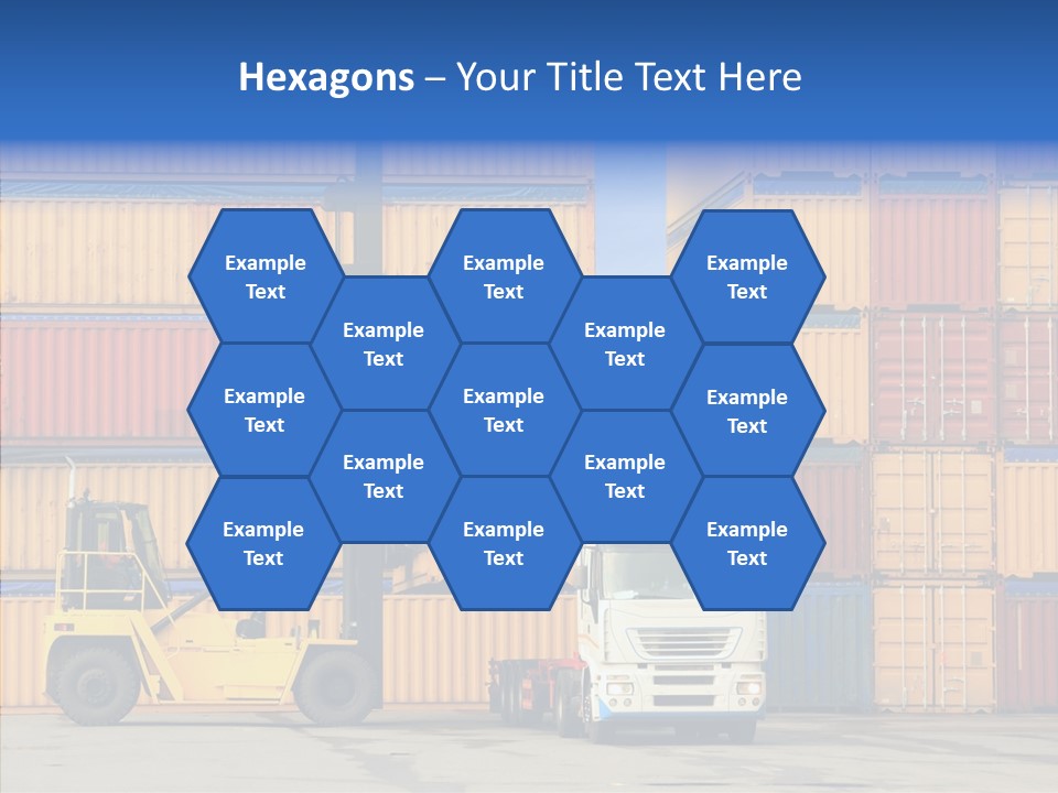 Container Commercial Stacked PowerPoint Template