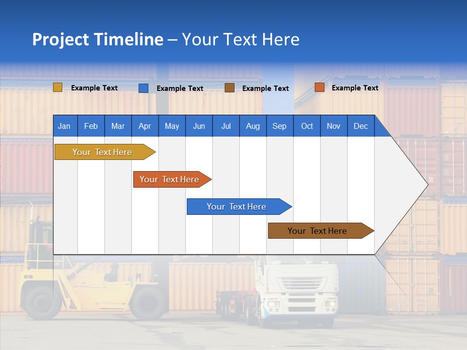 Container Commercial Stacked PowerPoint Template