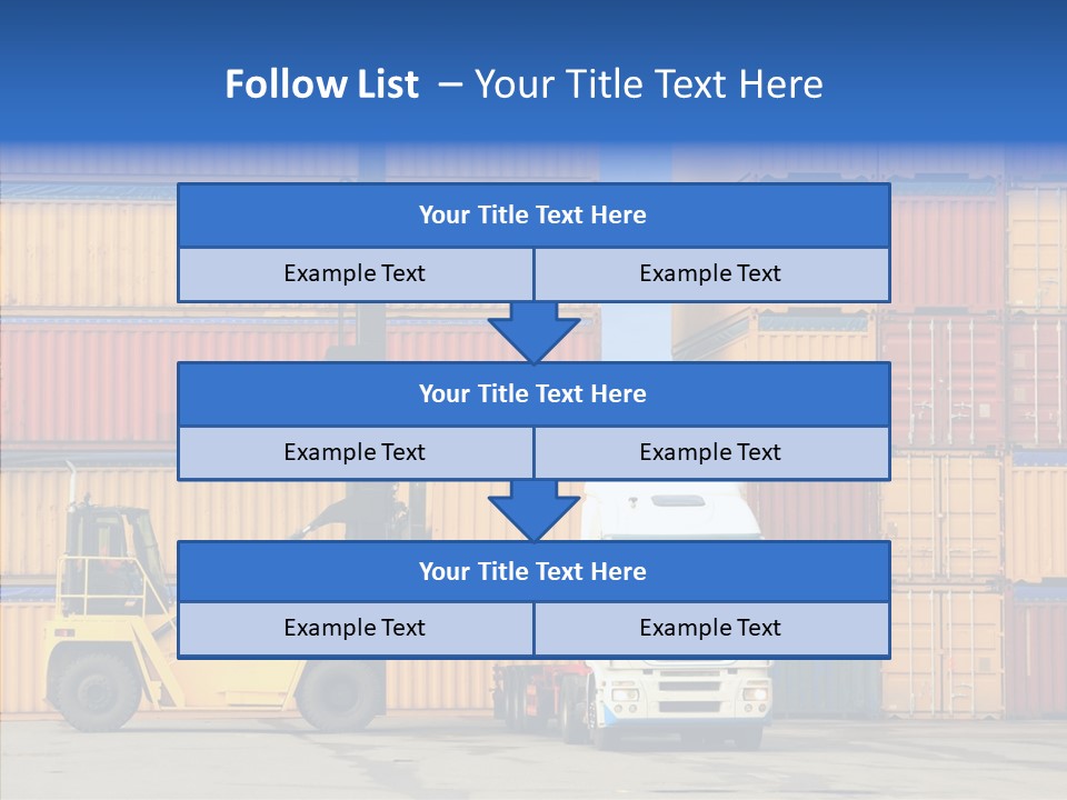 Container Commercial Stacked PowerPoint Template