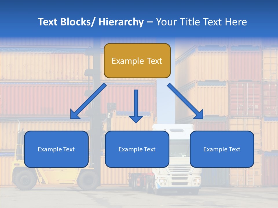 Container Commercial Stacked PowerPoint Template