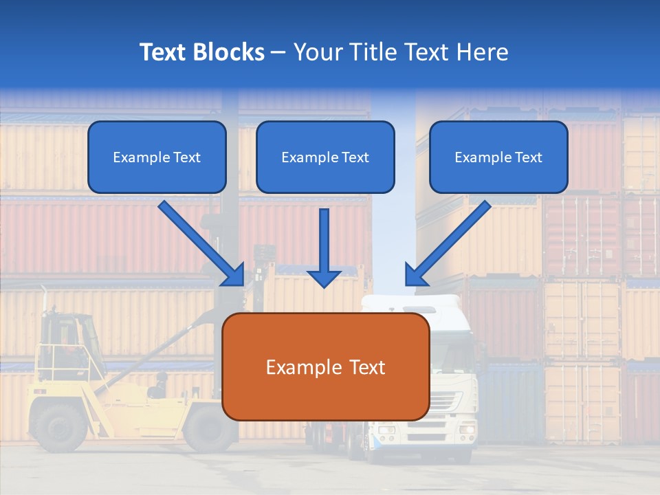 Container Commercial Stacked PowerPoint Template