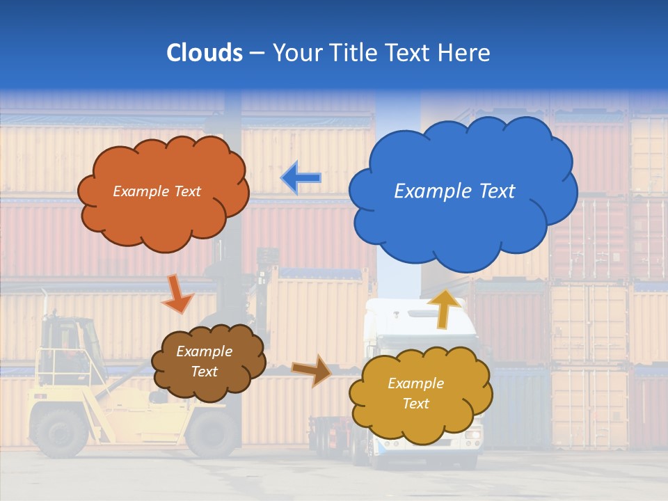 Container Commercial Stacked PowerPoint Template