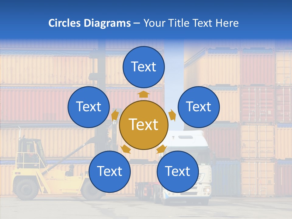 Container Commercial Stacked PowerPoint Template