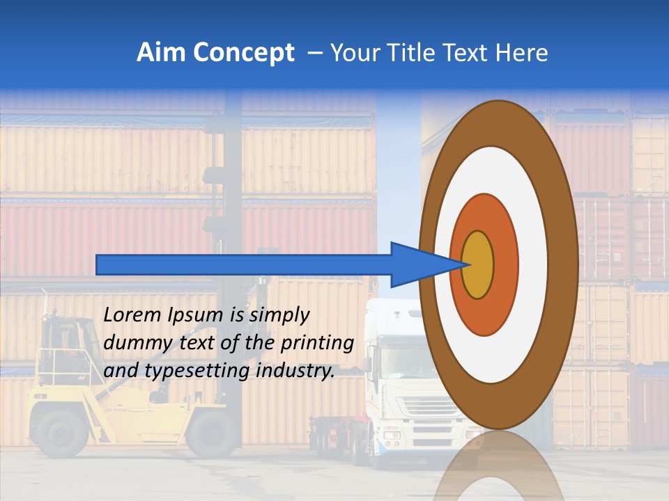 Container Commercial Stacked PowerPoint Template