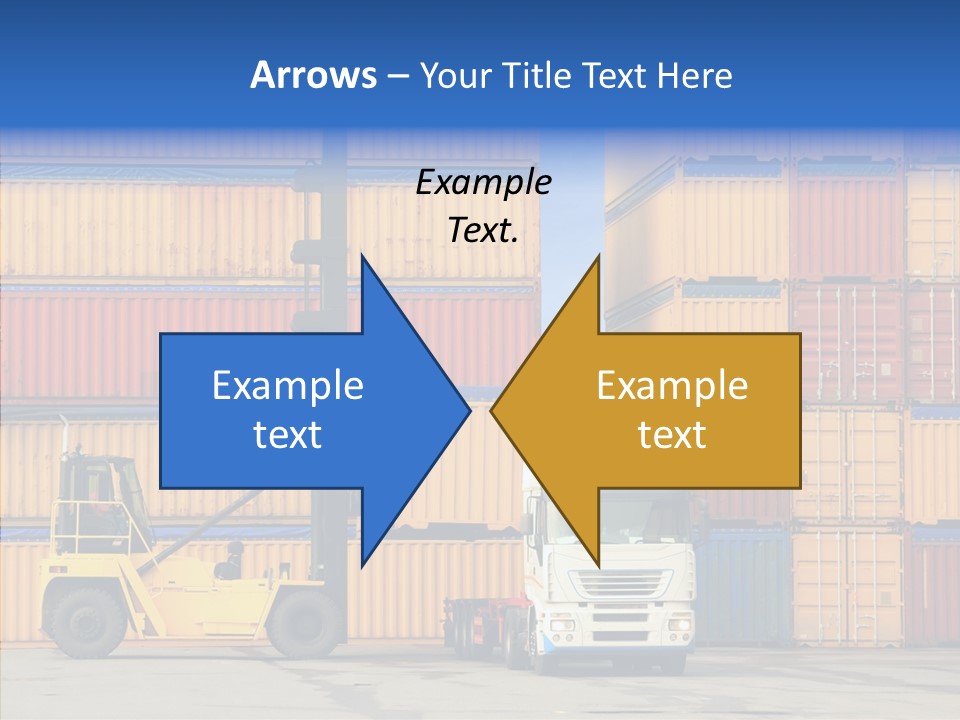 Container Commercial Stacked PowerPoint Template