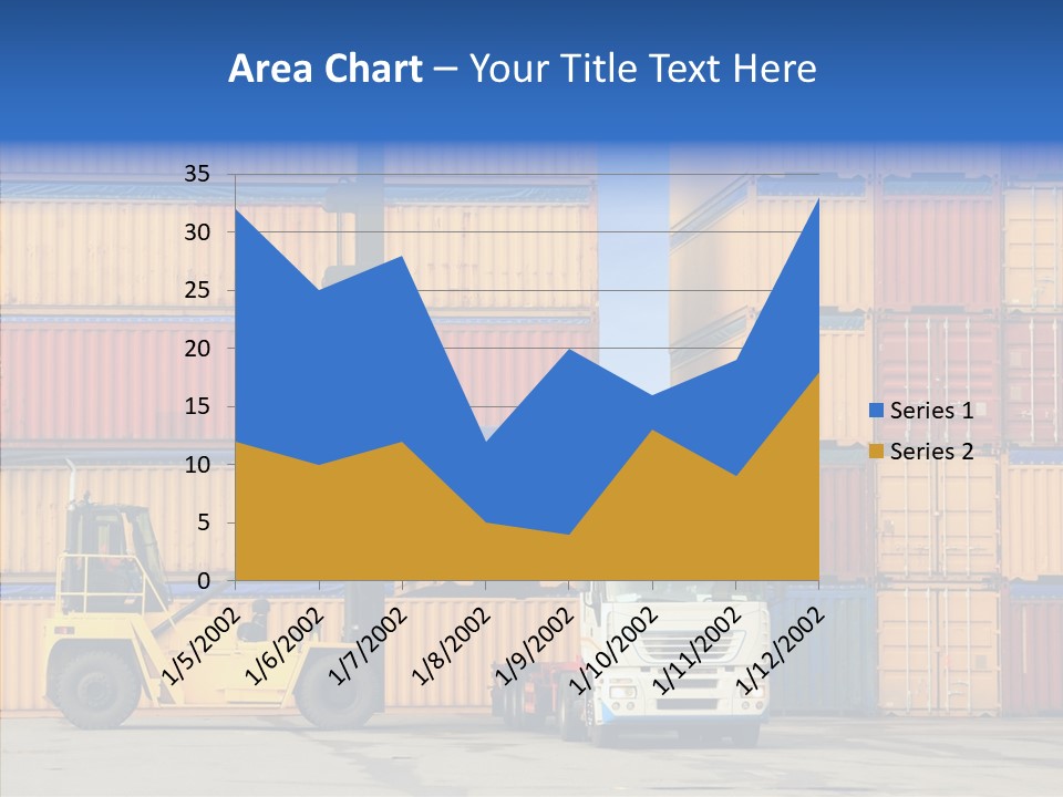 Container Commercial Stacked PowerPoint Template