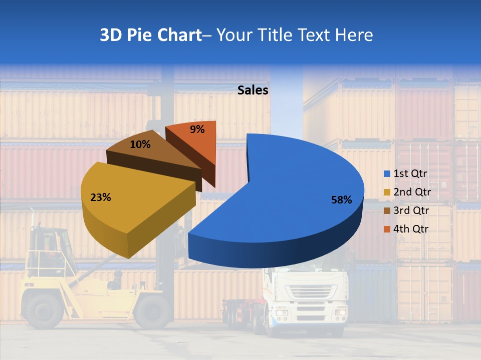 Container Commercial Stacked PowerPoint Template