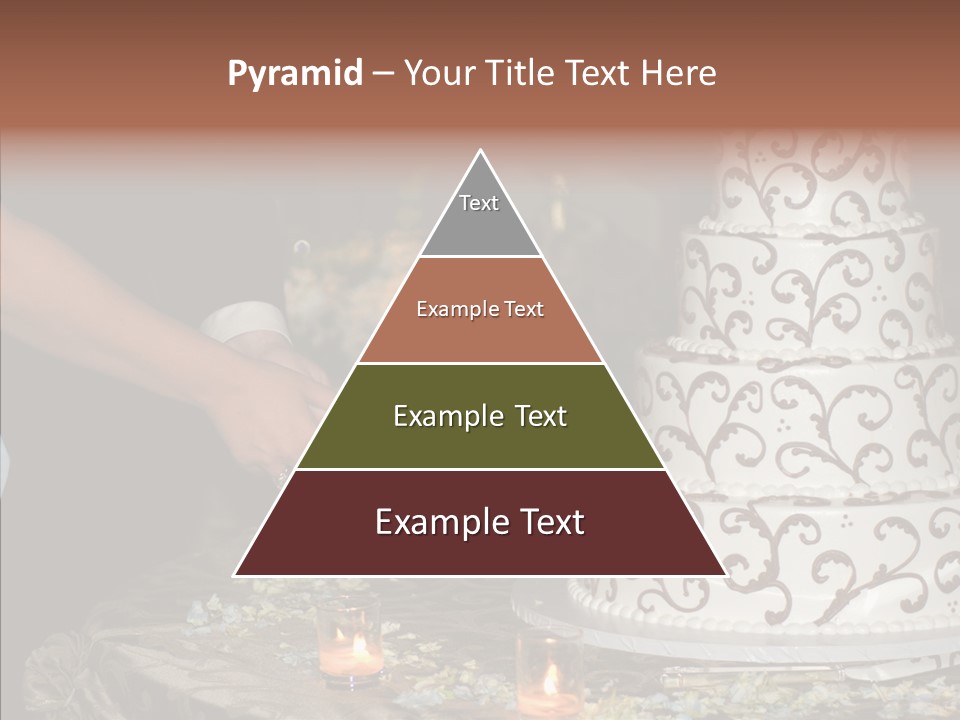 Cut Groom Wife PowerPoint Template