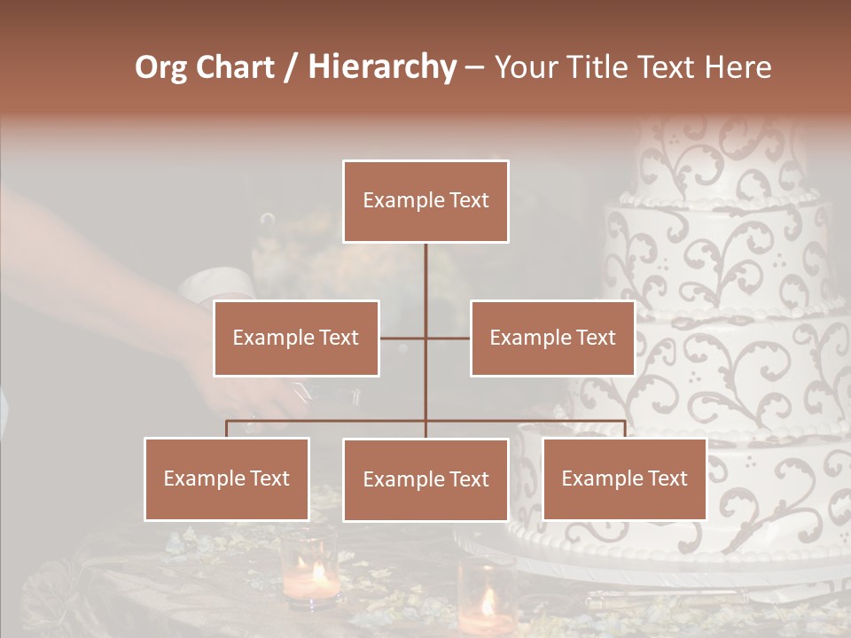 Cut Groom Wife PowerPoint Template