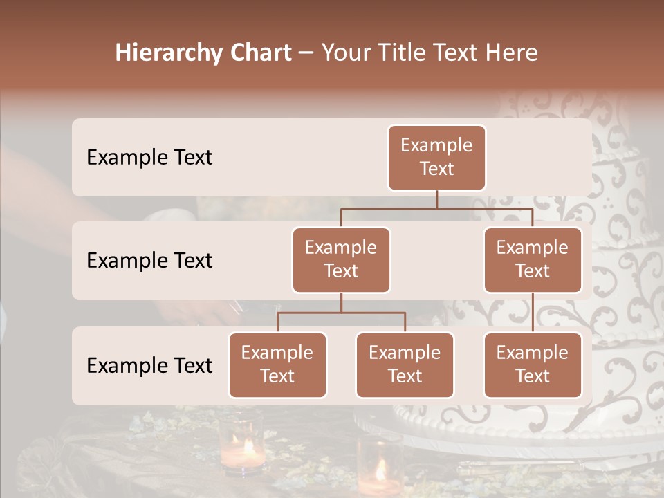 Cut Groom Wife PowerPoint Template