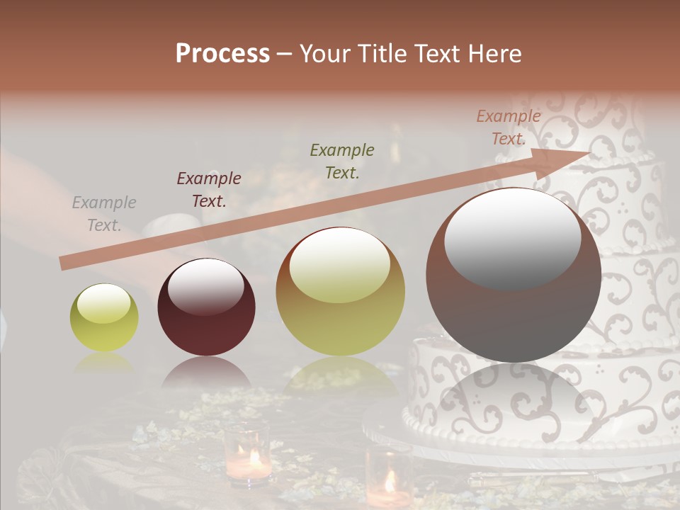 Cut Groom Wife PowerPoint Template