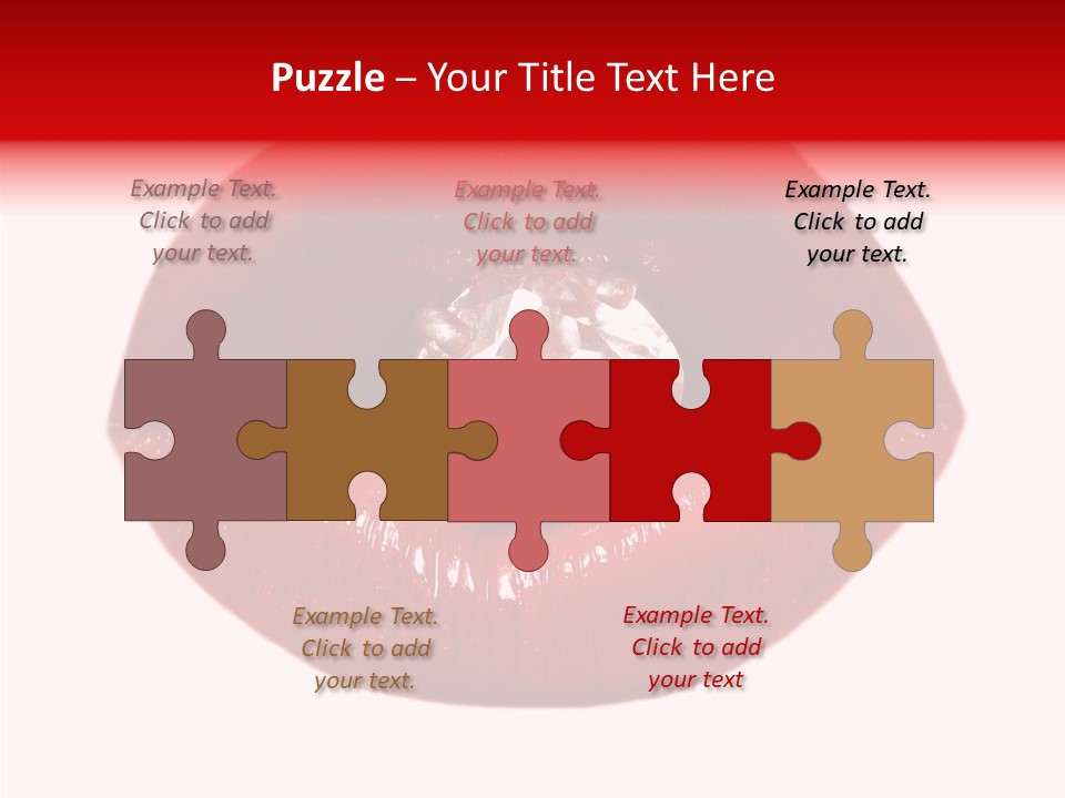 Mouth Precious Beauty PowerPoint Template