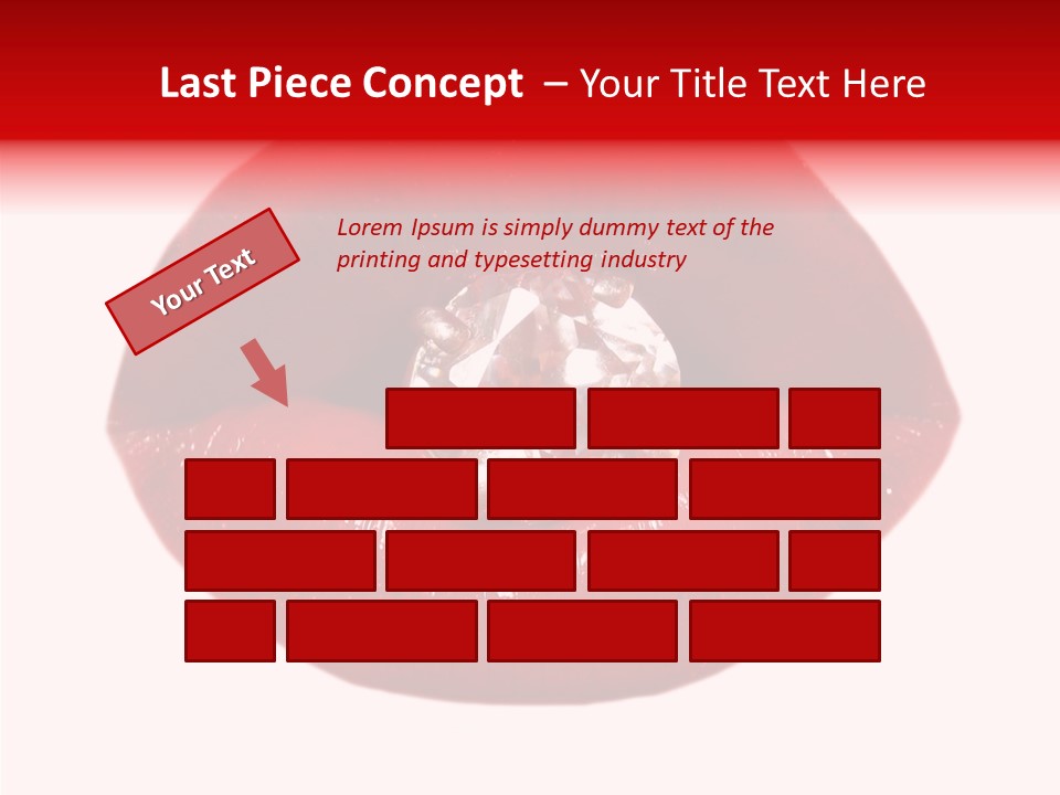 Mouth Precious Beauty PowerPoint Template