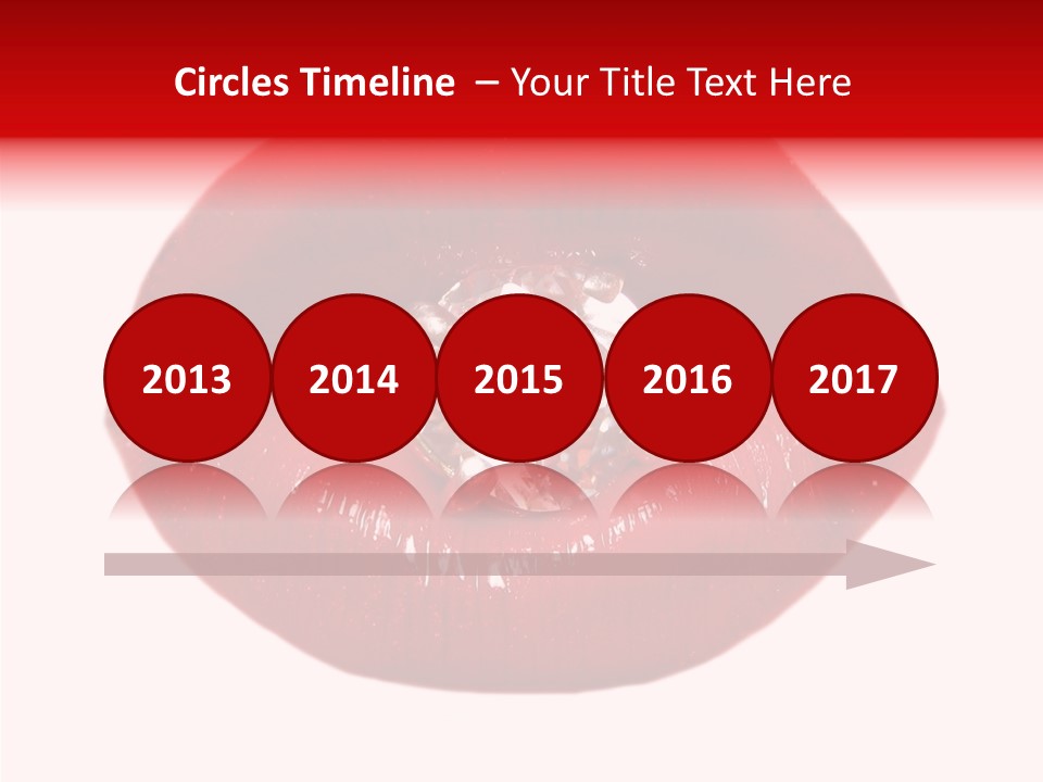 Mouth Precious Beauty PowerPoint Template