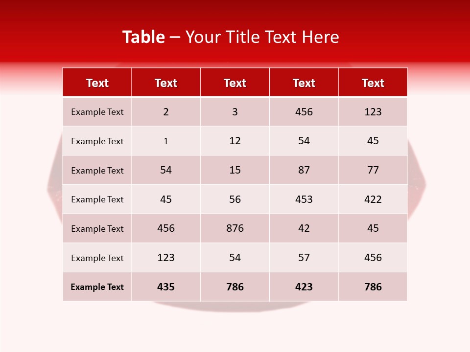 Mouth Precious Beauty PowerPoint Template