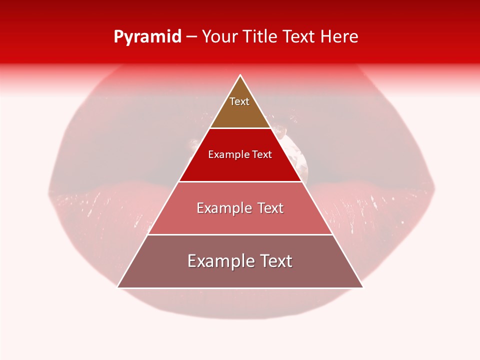 Mouth Precious Beauty PowerPoint Template