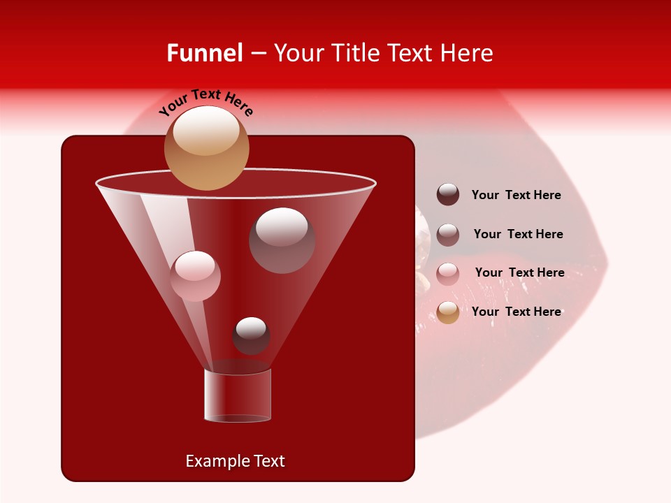 Mouth Precious Beauty PowerPoint Template