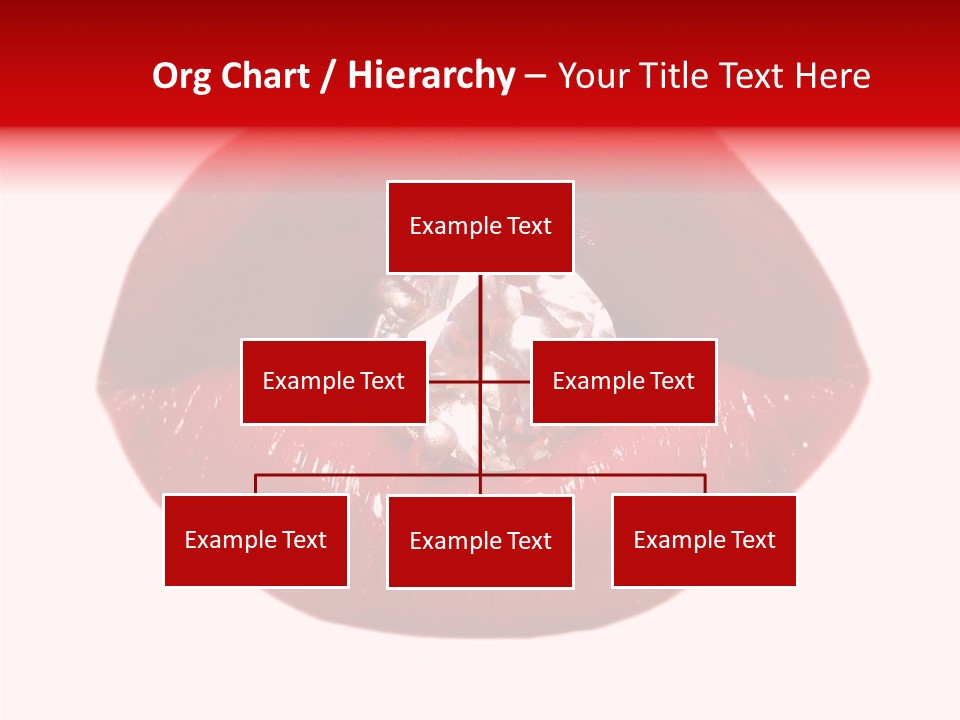 Mouth Precious Beauty PowerPoint Template