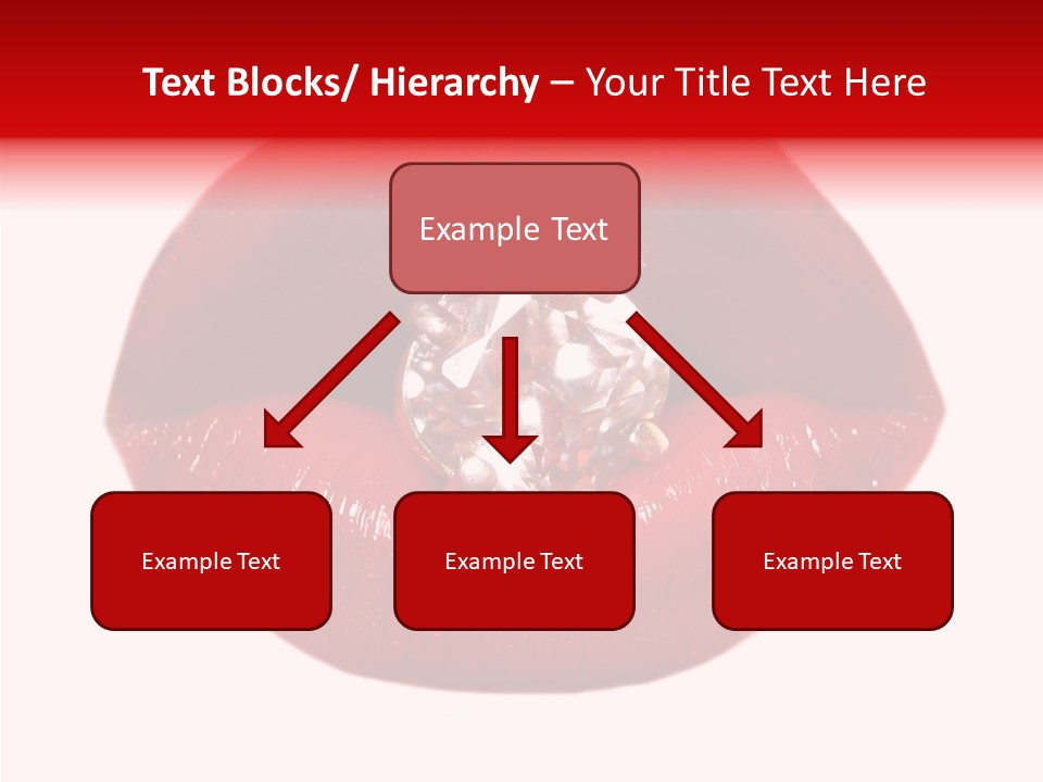 Mouth Precious Beauty PowerPoint Template