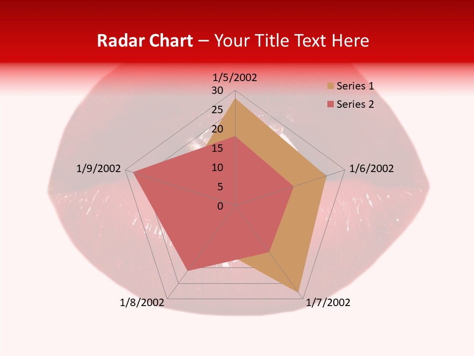 Mouth Precious Beauty PowerPoint Template