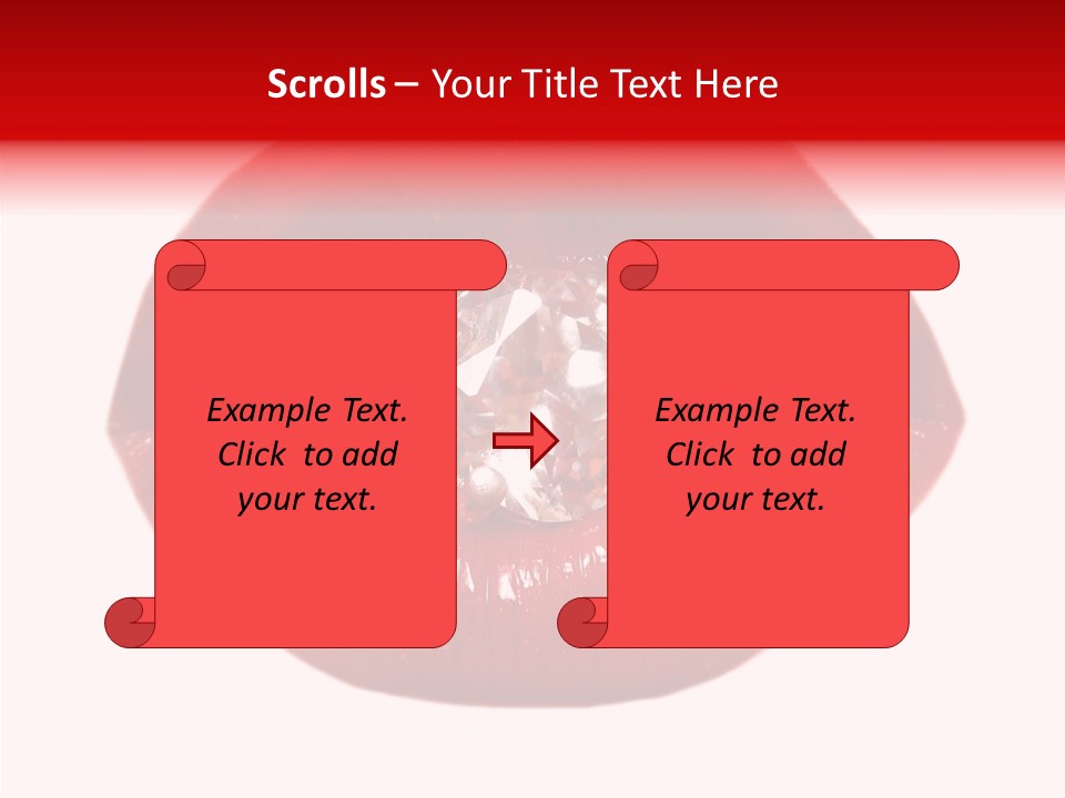 Mouth Precious Beauty PowerPoint Template