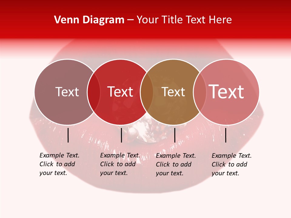 Mouth Precious Beauty PowerPoint Template