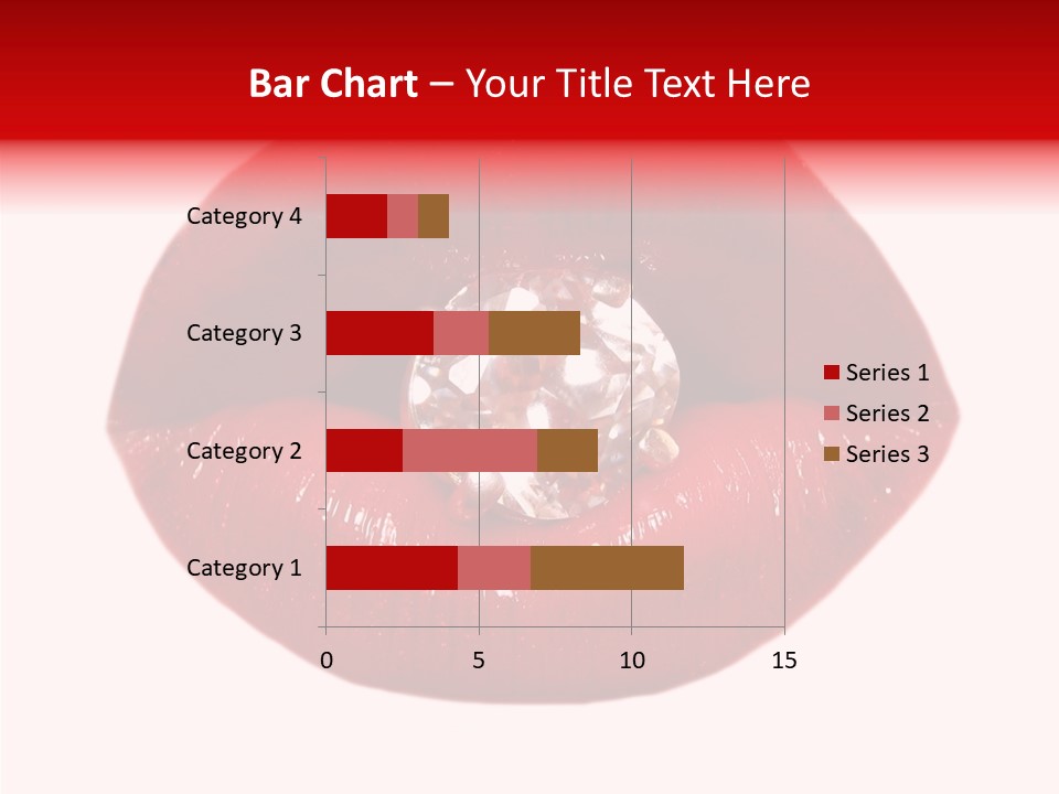 Mouth Precious Beauty PowerPoint Template