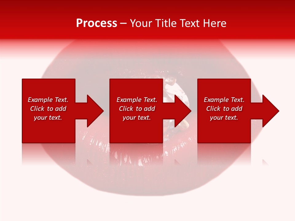 Mouth Precious Beauty PowerPoint Template