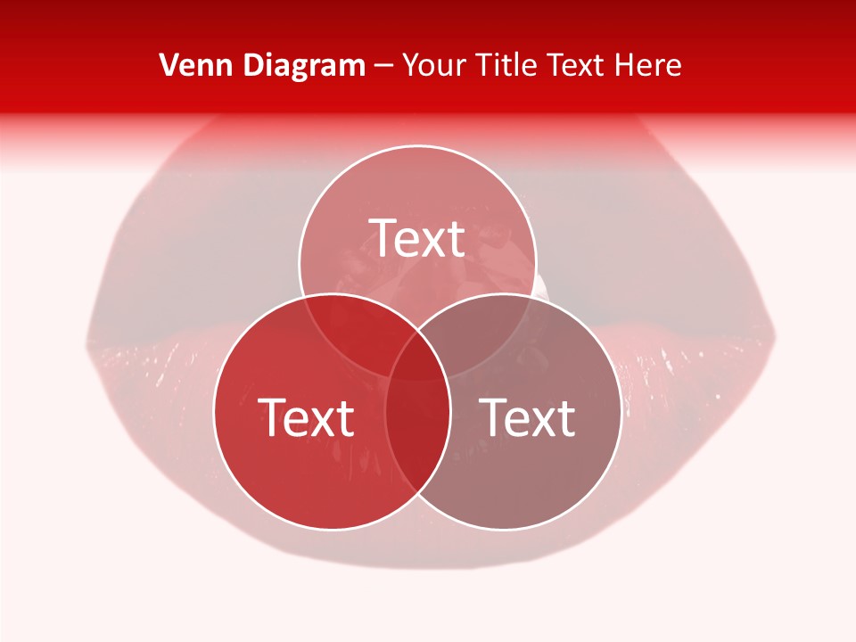 Mouth Precious Beauty PowerPoint Template