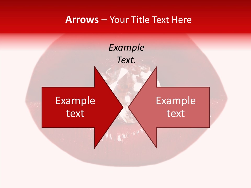 Mouth Precious Beauty PowerPoint Template