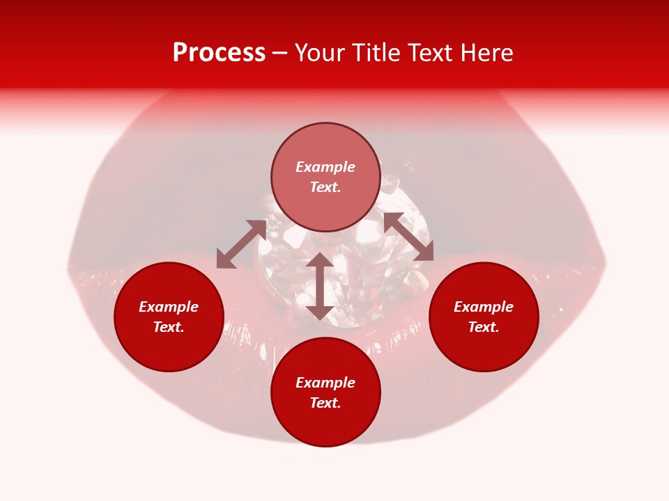 Mouth Precious Beauty PowerPoint Template