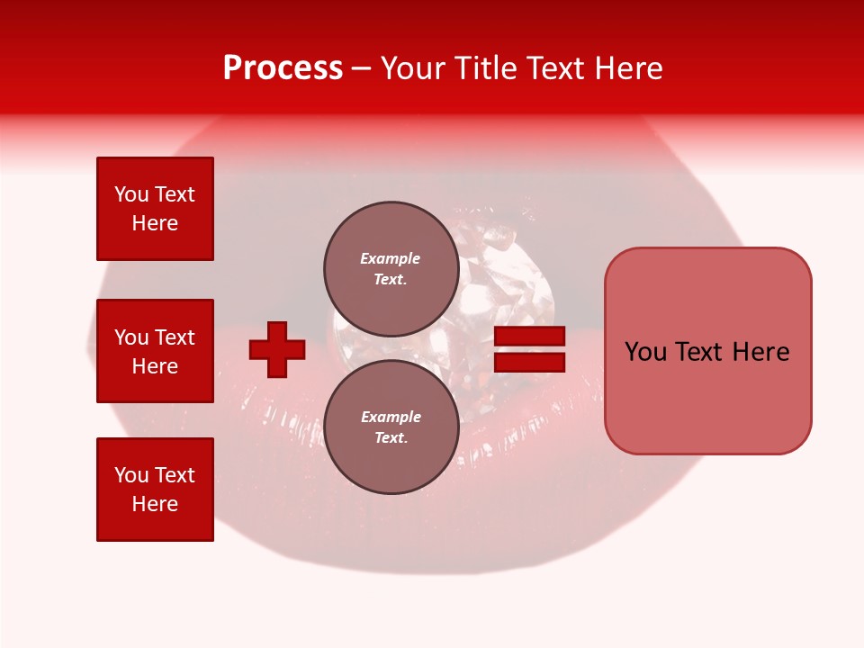 Mouth Precious Beauty PowerPoint Template