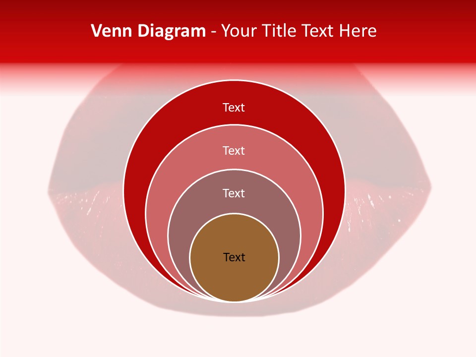 Mouth Precious Beauty PowerPoint Template