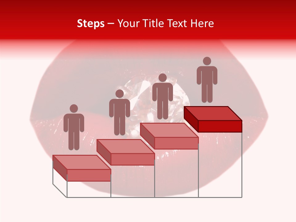 Mouth Precious Beauty PowerPoint Template