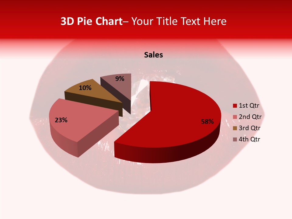 Mouth Precious Beauty PowerPoint Template