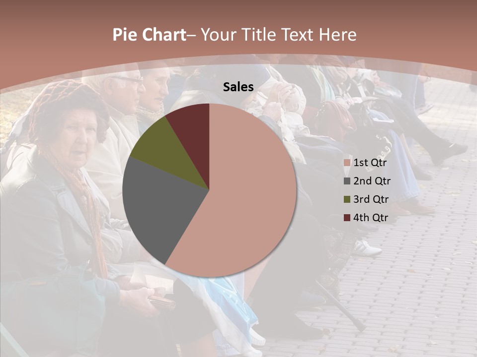 Mature Tranquility Lady PowerPoint Template
