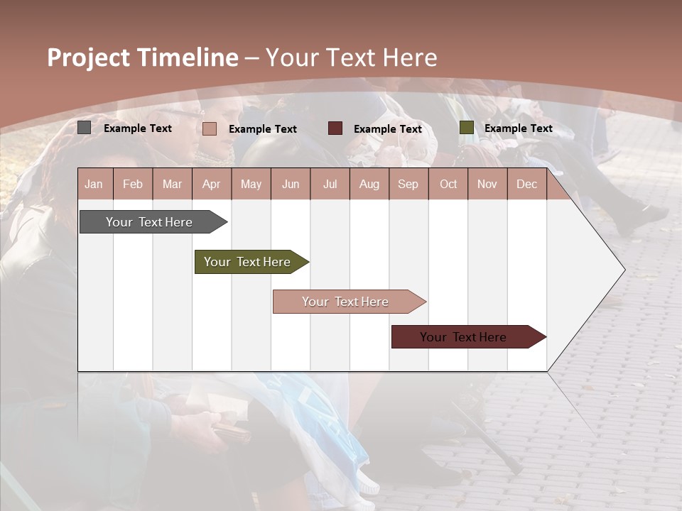 Mature Tranquility Lady PowerPoint Template