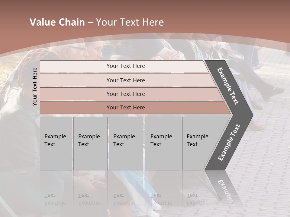 Mature Tranquility Lady PowerPoint Template