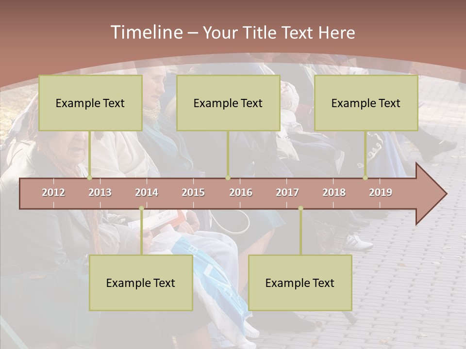 Mature Tranquility Lady PowerPoint Template